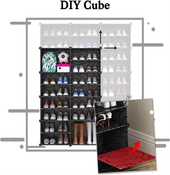 plastic shoe rack